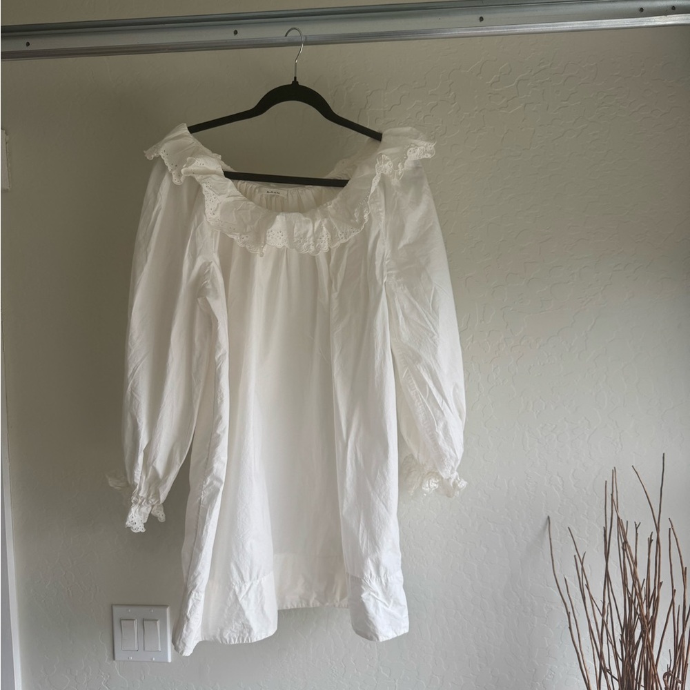Doen Wynne White Mini Dress